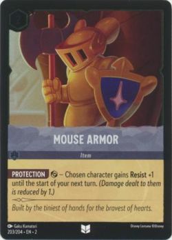 Rise of the Floodborn - 203/204 - Mouse Armor - Uncommon Cold Foil
