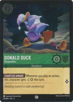 Rise of the Floodborn - 078/204 - Donald Duck - Sleepwalker - Common Cold Foil