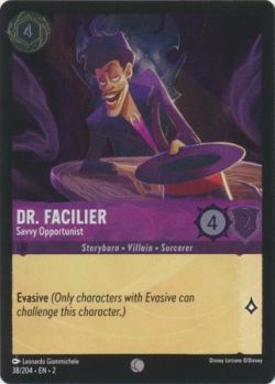 Rise of the Floodborn - 038/204 - Dr. Facilier - Savvy Opportunist - Common Cold Foil