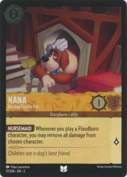 Rise of the Floodborn - 017/204 - Nana - Darling Family Pet - Uncommon Cold Foil