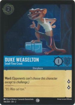 Rise of the Floodborn - 146/204 - Duke Weaselton - Small-Time Crook - Common Cold Foil