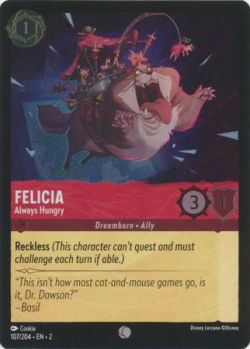 Rise of the Floodborn - 107/204 - Felicia - Always Hungry - Common Cold Foil