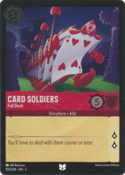 Rise of the Floodborn - 105/204 - Card Soldiers - Full Deck - Uncommon Cold Foil