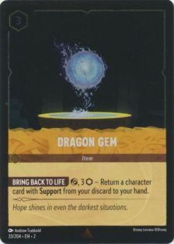 Rise of the Floodborn - 033/204 - Dragon Gem - Rare Cold Foil