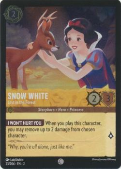 Rise of the Floodborn - 023/204 - Snow White - Lost in the Forest - Common Cold Foil