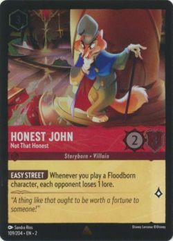 Rise of the Floodborn - 109/204 - Honest John - Not That Honest - Rare Cold Foil