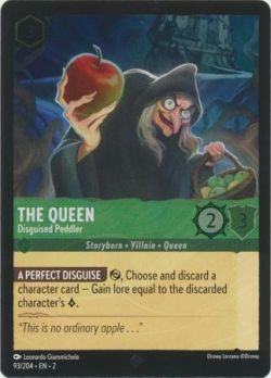 Rise of the Floodborn - 093/204 - The Queen - Disguised Peddler - Super Rare Cold Foil