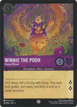 Rise of the Floodborn - 059/204 - Winnie the Pooh - Hunny Wizard - Common Cold Foil