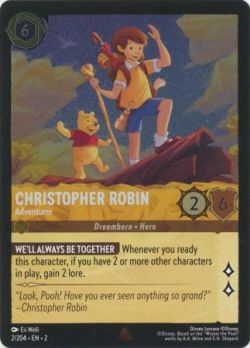 Rise of the Floodborn - 002/204 - Christopher Robin - Adventurer - Rare Cold Foil