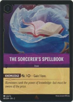 Rise of the Floodborn - 068/204 - The Sorcerer's Spellbook - Rare Cold Foil