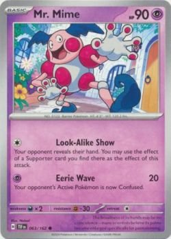 Temporal Forces - 063/162 - Mr. Mime - Common