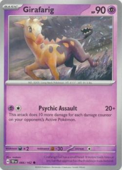 Temporal Forces - 066/162 - Girafarig - Common