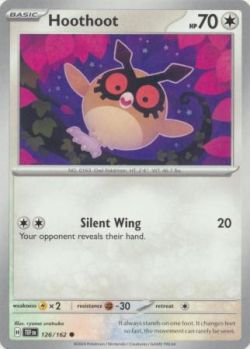 Temporal Forces - 126/162 - Hoothoot - Common