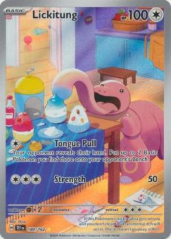 Temporal Forces - 180/162 - Lickitung - Illustration Rare