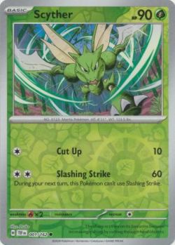Temporal Forces - 001/162 - Scyther - Common Reverse Holo