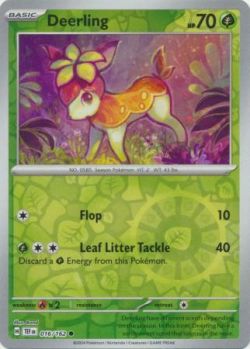 Temporal Forces - 016/162 - Deerling - Common Reverse Holo