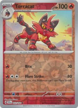 Temporal Forces - 033/162 - Torracat - Common Reverse Holo