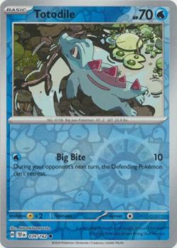 Temporal Forces - 039/162 - Totodile - Common Reverse Holo
