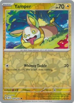 Temporal Forces - 058/162 - Yamper - Common Reverse Holo