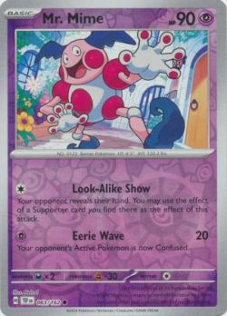 Temporal Forces - 063/162 - Mr. Mime - Common Reverse Holo