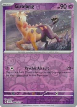 Temporal Forces - 066/162 - Girafarig - Common Reverse Holo