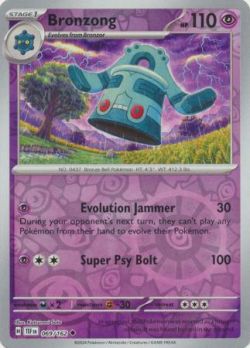 Temporal Forces - 069/162 - Bronzong - Uncommon Reverse Holo