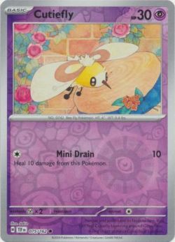 Temporal Forces - 075/162 - Cutiefly - Common Reverse Holo