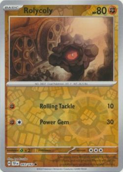 Temporal Forces - 093/162 - Rolycoly - Common Reverse Holo
