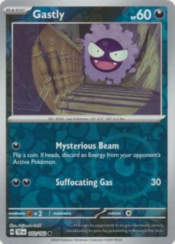Temporal Forces - 102/162 - Gastly - Common Reverse Holo