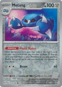 Temporal Forces - 114/162 - Metang - Common Reverse Holo