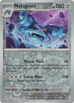 Temporal Forces - 115/162 - Metagross - Uncommon Reverse Holo