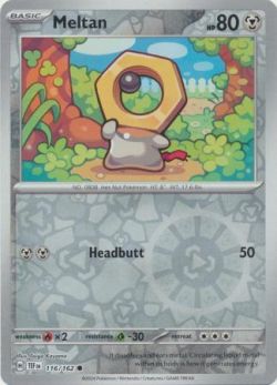 Temporal Forces - 116/162 - Meltan - Common Reverse Holo