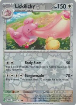 Temporal Forces - 125/162 - Lickilicky - Common Reverse Holo