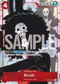 OP01-022 - Brook - OP01-022 (Alternate Art) - Promo - One Piece Promotion Cards