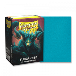 Dragon Shield Standard sized Sleeves - Turquoise MATTE