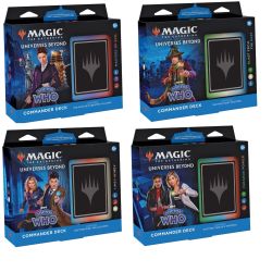 Magic Doctor Who Commander Deck Display (4 decks)