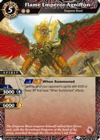 BSS01-014 - Flame Emperor Agniffon - Rare