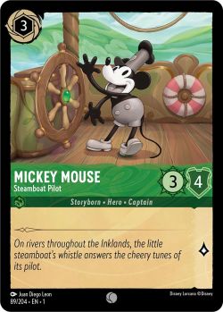 The First Chapter - 089/204 - Mickey Mouse - Steamboat Pilot - Common