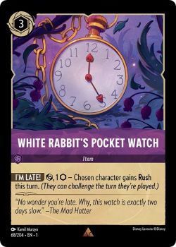 The First Chapter - 068/204 - White Rabbit's Pocket Watch - Rare