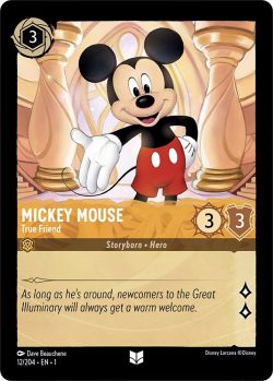 The First Chapter - 012/204 - Mickey Mouse - True Friend - Uncommon