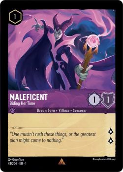 The First Chapter - 048/204 - Maleficent - Biding Her Time - Rare