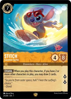 The First Chapter - 021/204 - Stitch - Carefree Surfer - Legendary