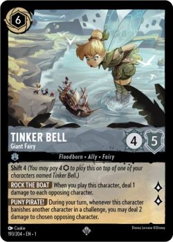 The First Chapter - 193/204 - Tinker Bell - Giant Fairy - Super Rare