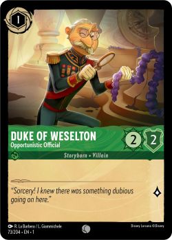 The First Chapter - 073/204 - Duke of Weselton - Opportunistic Official - Common