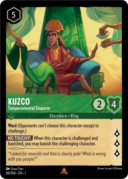 The First Chapter - 084/204 - Kuzco - Temperamental Emperor - Rare
