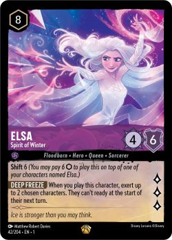 The First Chapter - 042/204 - Elsa - Spirit of Winter - Legendary