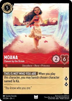 The First Chapter - 117/204 - Moana - Chosen by the Ocean - Uncommon
