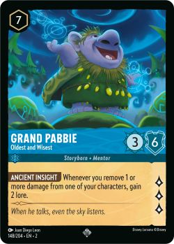 Rise of the Floodborn - 148/204 - Grand Pabbie - Oldest and Wisest - Super Rare