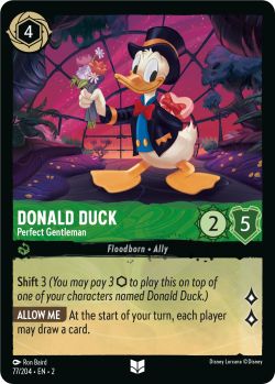 Rise of the Floodborn - 077/204 - Donald Duck - Perfect Gentleman - Uncommon