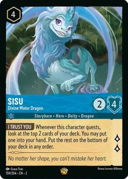 Rise of the Floodborn - 159/204 - Sisu - Divine Water Dragon - Legendary